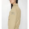 Gabardinejacka med shearlingkrage Gabardinejacka med shearlingkrage