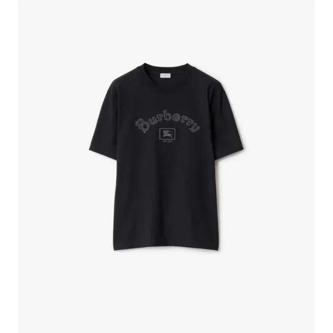 Gothic Logo-T-shirt i bomull Gothic Logo-T-shirt i bomull