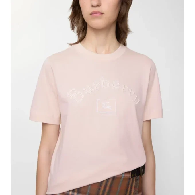 Gothic Logo-T-shirt i bomull Gothic Logo-T-shirt i bomull