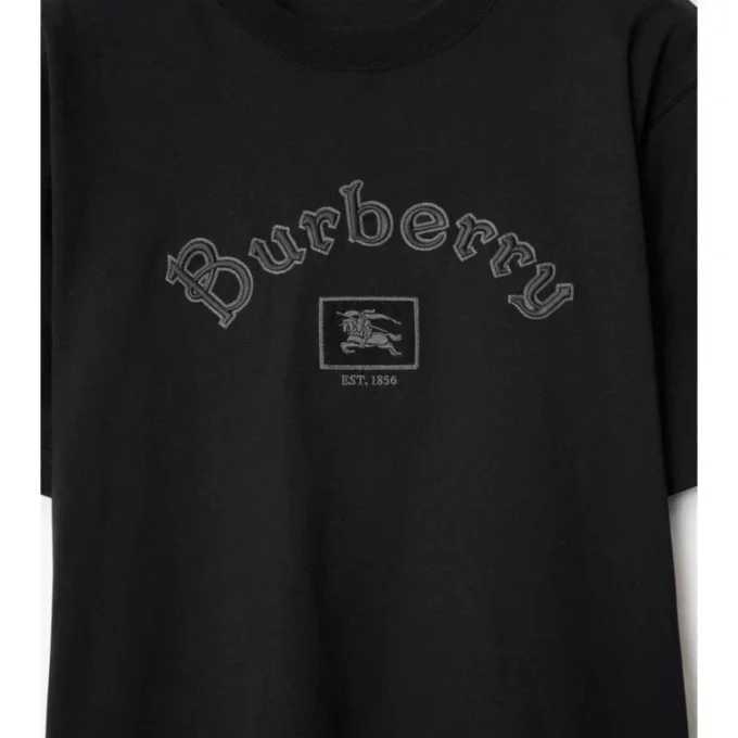 Gothic Logo-T-shirt i bomull Gothic Logo-T-shirt i bomull