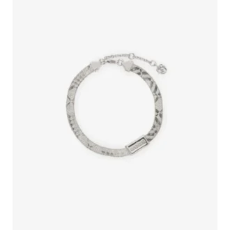Graverat rutmönstrat armband 