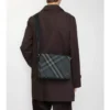 Grid Messenger Bag