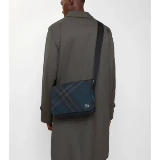 Grid Messenger Bag 