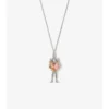 Halsband med hjärtberlock i form av en riddare Halsband med hjärtberlock i form av en riddare