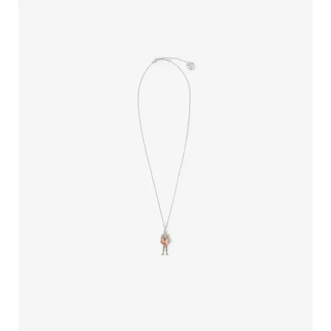 Halsband med hjärtberlock i form av en riddare Halsband med hjärtberlock i form av en riddare
