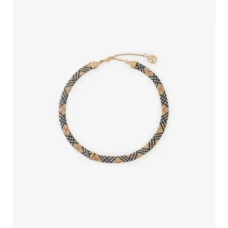 Halsband med rutmönster Halsband med rutmönster