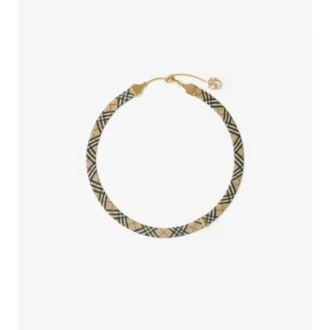 Halsband med rutmönster Halsband med rutmönster