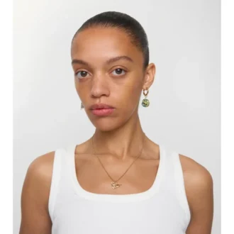 Halsband med rävberlock Halsband med rävberlock