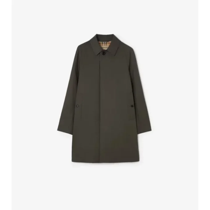 Halvlang Camden-Car Coat i Tropical Gabardine Halvlang Camden-Car Coat i Tropical Gabardine
