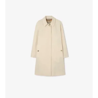 Halvlang Camden-Car Coat i Tropical Gabardine