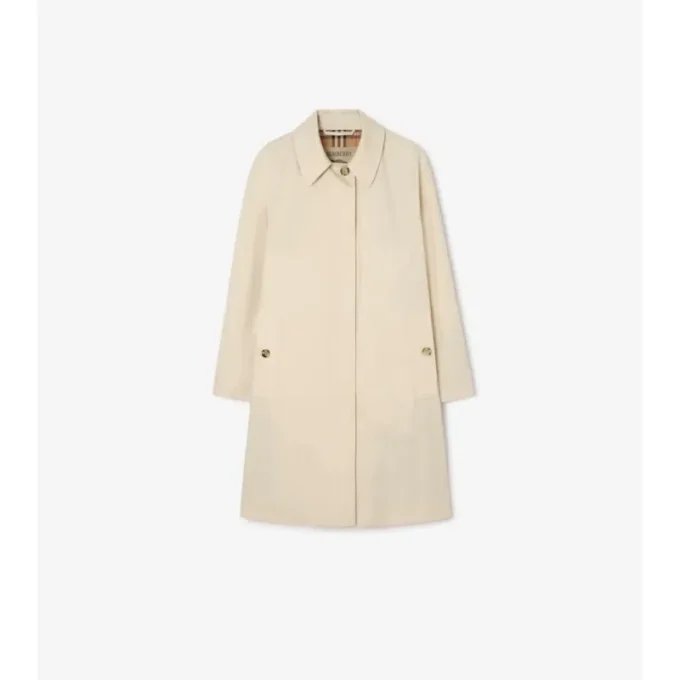 Halvlang Camden-Car Coat i Tropical Gabardine Halvlang Camden-Car Coat i Tropical Gabardine