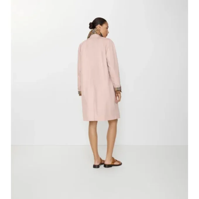 Halvlang Camden-Car Coat i Tropical Gabardine Halvlang Camden-Car Coat i Tropical Gabardine
