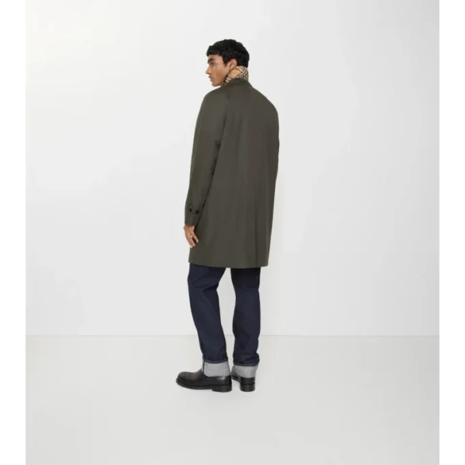 Halvlang Camden-Car Coat i Tropical Gabardine Halvlang Camden-Car Coat i Tropical Gabardine