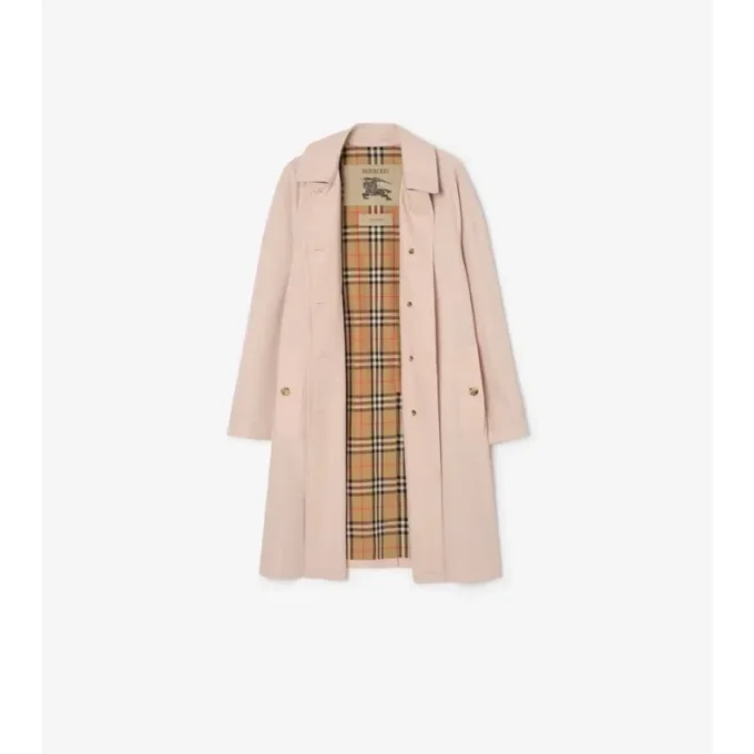 Halvlang Camden-Car Coat i Tropical Gabardine Halvlang Camden-Car Coat i Tropical Gabardine