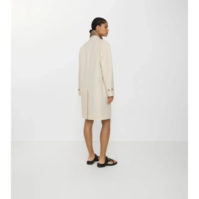 Halvlang Camden-Car Coat i Tropical Gabardine Halvlang Camden-Car Coat i Tropical Gabardine