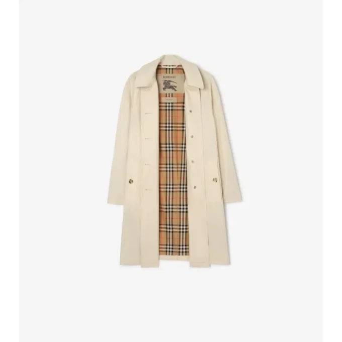 Halvlang Camden-Car Coat i Tropical Gabardine Halvlang Camden-Car Coat i Tropical Gabardine