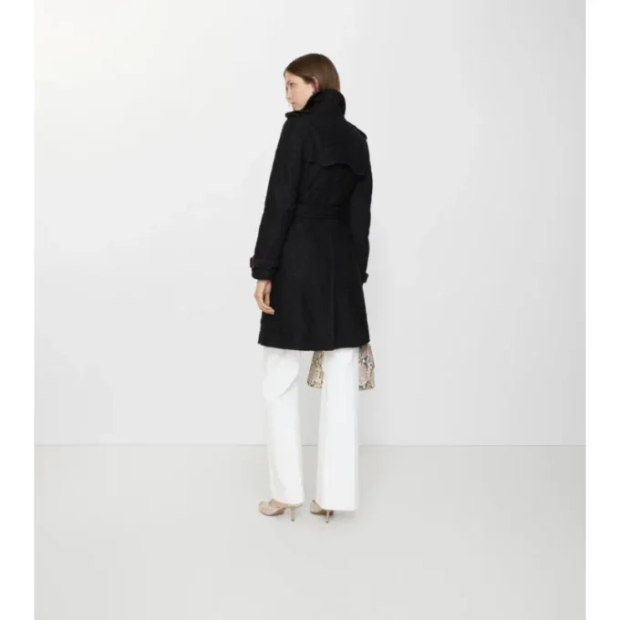 Halvlang Foxfield-trenchcoat i paisley-spets Halvlang Foxfield-trenchcoat i paisley-spets