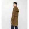 Halvlang Lawshall-Trench Coat i paisley-mönstrat mocka Halvlang Lawshall-Trench Coat i paisley-mönstrat mocka
