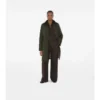 Halvlang quiltad Car Coat i nylon Halvlang quiltad Car Coat i nylon