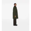 Halvlang quiltad Car Coat i nylon Halvlang quiltad Car Coat i nylon