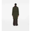 Halvlang quiltad Car Coat i nylon Halvlang quiltad Car Coat i nylon