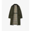 Halvlang quiltad Car Coat i nylon Halvlang quiltad Car Coat i nylon