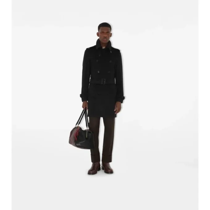 Halvlang trenchcoat i kashmir Halvlang trenchcoat i kashmir