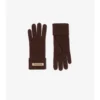 Handskar i ullblandning med logotyp