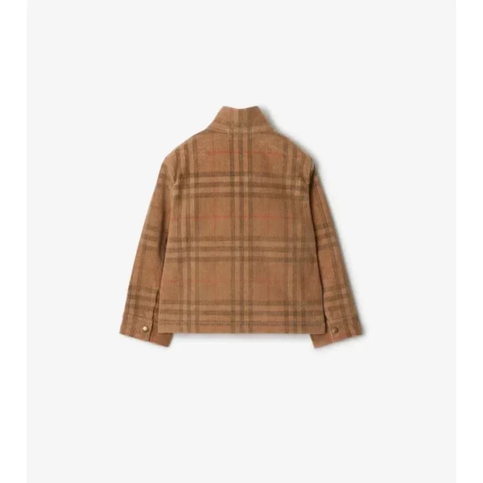 Harringtonjacka i rutig corduroy Harringtonjacka i rutig corduroy