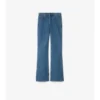 Högmidjade bootcut-jeans Högmidjade bootcut-jeans