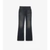 Högmidjade bootcut-jeans Högmidjade bootcut-jeans