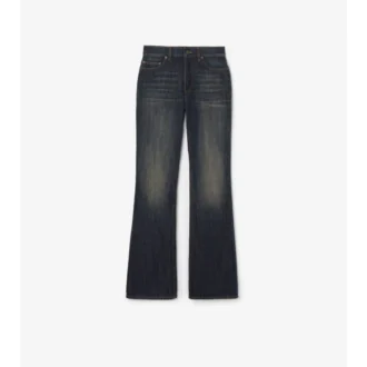 Högmidjade bootcut-jeans