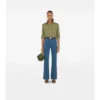 Högmidjade bootcut-jeans Högmidjade bootcut-jeans