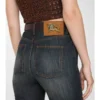 Högmidjade bootcut-jeans Högmidjade bootcut-jeans