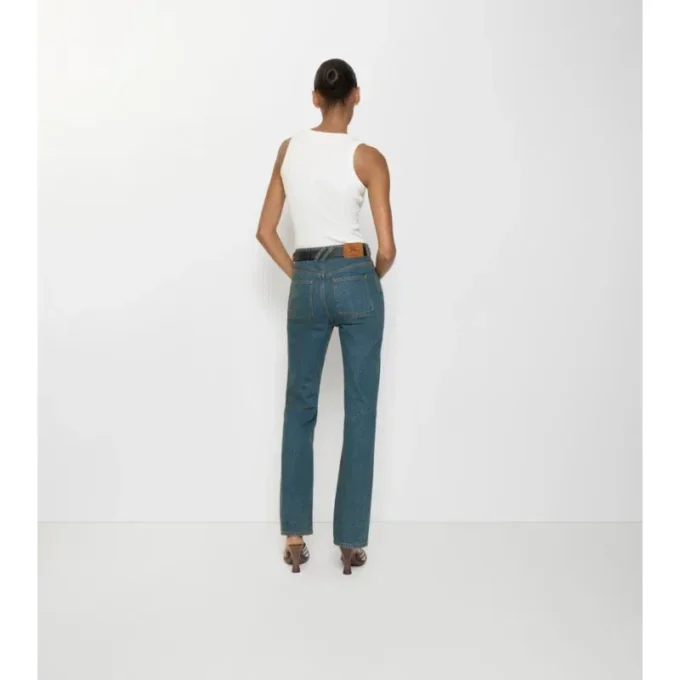 Högmidjade bootcut-jeans Högmidjade bootcut-jeans
