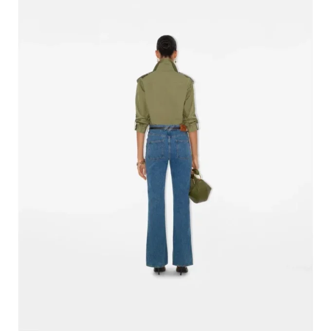 Högmidjade bootcut-jeans Högmidjade bootcut-jeans