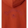 Hoodie i bomull med dragkedja och gotiskt logo Hoodie i bomull med dragkedja och gotiskt logo