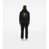 Hoodie i bomull med Knight Stamp Hoodie i bomull med Knight Stamp