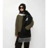 Huvtröja i alpaca-ullblandning med logotyp Huvtröja i alpaca-ullblandning med logotyp