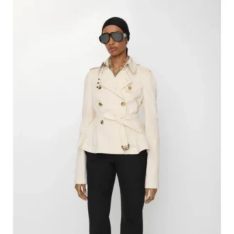 Isabella-trenchcoat i bomull