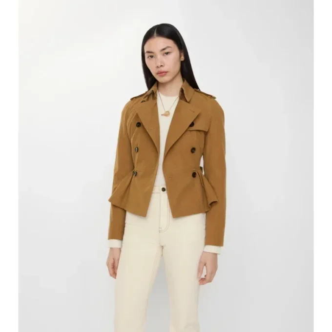 Isabella-trenchcoat i bomull Isabella-trenchcoat i bomull