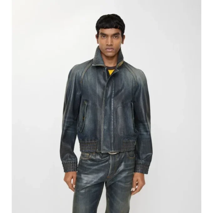Jacka i belagd denim Jacka i belagd denim