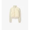 Jacka i nylon och ull med Check-Stitch