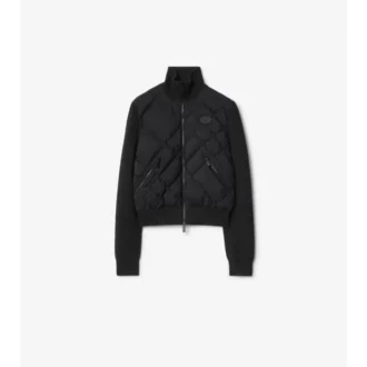 Jacka i nylon och ull med Check-Stitch