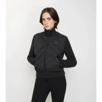 Jacka i nylon och ull med Check-Stitch