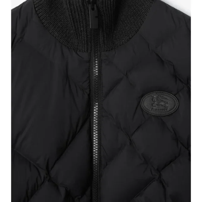 Jacka i nylon och ull med Check-Stitch Jacka i nylon och ull med Check-Stitch