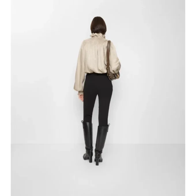Jodhpurs i stretchbomull med fiskbensmönster Jodhpurs i stretchbomull med fiskbensmönster