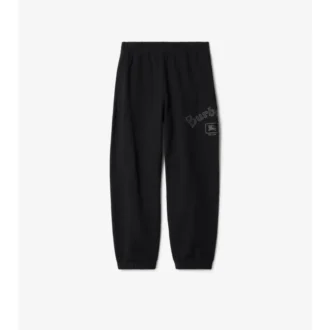 Joggingbyxor i bomull med gotiskt logo