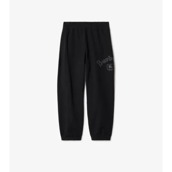 Joggingbyxor i bomull med gotiskt logo Joggingbyxor i bomull med gotiskt logo