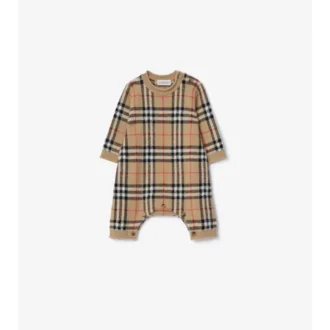 Jumpsuit i ull och kashmir med rutmönster